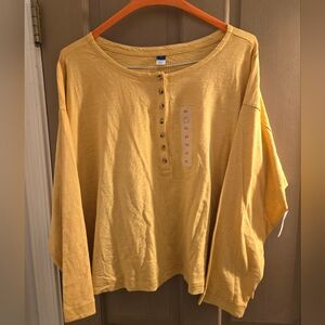 * New Old Navy 2x yellow top